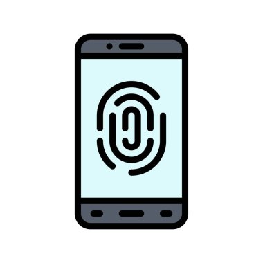 uygulama simgeleri, başparmak işareti ve düzenlenebilir felçli düğme vektörleri ile ilgili cep telefonu ekranını ayarlar