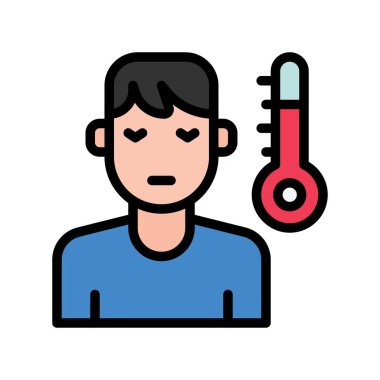 Corona virüsü ile ilişkili sıcaklık vektörü ve düzenlenebilir felçli hasta