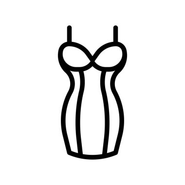 Kadınlar vektör illüstrasyonu, çizgi tasarımı simgesi