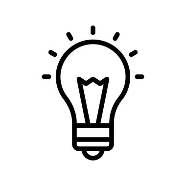 Ampul vektörü, Dijital pazarlama çizgisi biçimi düzenlenebilir vuruş