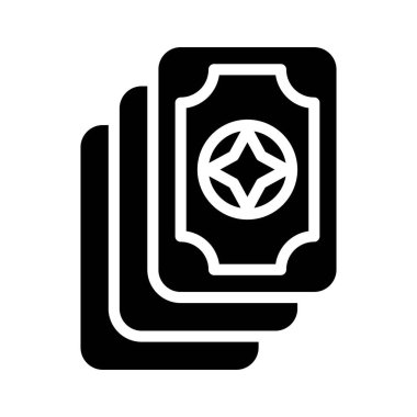 Kart vektörü, sihirle ilişkili katı tasarım düzenlenebilir vuruş simgesi