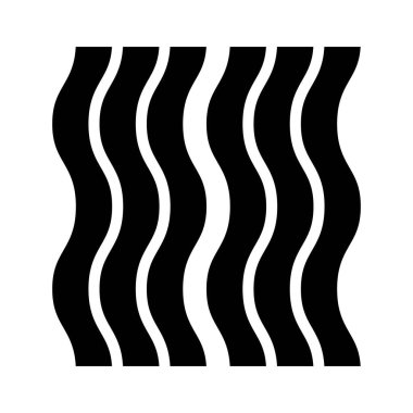 Pastırma vektörü, Barbekü bağlantılı katı tasarım simgesi