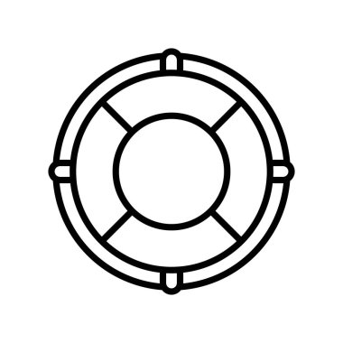 Lifebuoy vektörü, Yaz Partisi ile ilgili satır simgesi