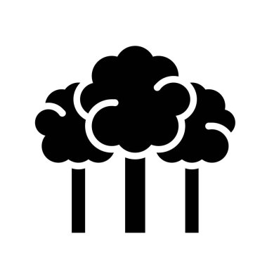 çevreyle ilgili ağaç vektörü katı tasarım