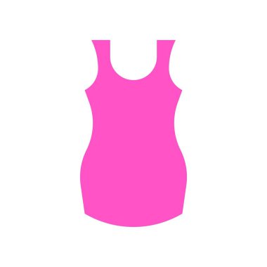 Kolsuz gömlek vektör illüstrasyonu, düz tasarım simgesi