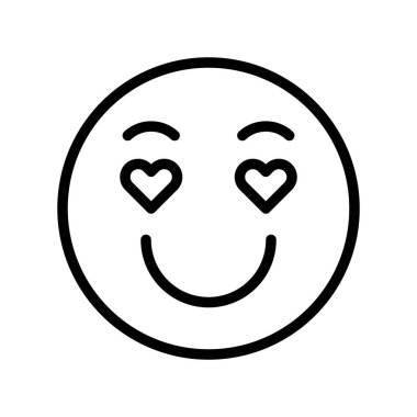 Duygusal vektör, Sosyal medya çizgi tasarım simgesi