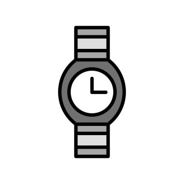 Vektör simgesi, doldurulmuş düzenlenebilir tasarım taslağı izle