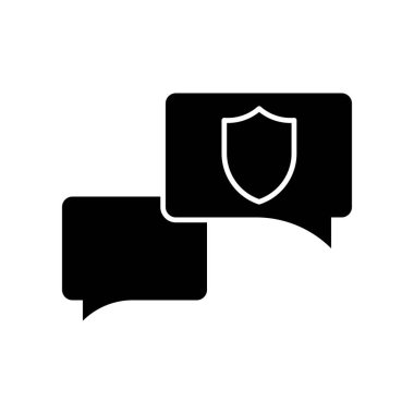 GDPR Genel Veri Koruma Düzenleme Vektör simgesi, katı biçim