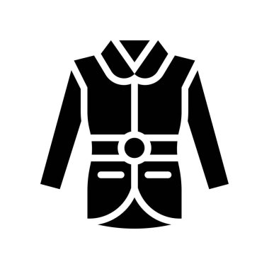 Kadınlar kat vektör illüstrasyonu, katı tasarım simgesi