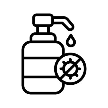 Virüs bulaşması ya da koronavirüsle ilgili el temizleme ya da el yıkama vektörü doğrusal olarak