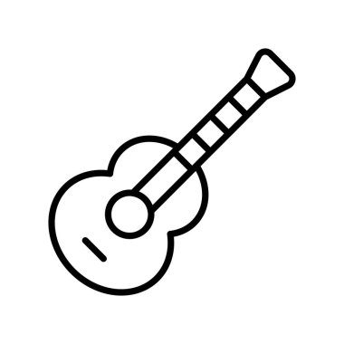 Gitar vektörü, Summer Party ile ilgili satır simgesi