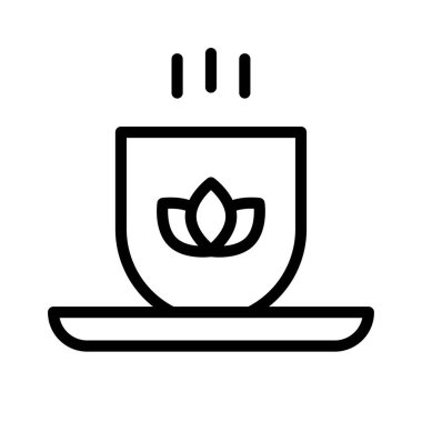 Sıcak içecek vektörü, Çin Yeni Yıl Stili simgesi