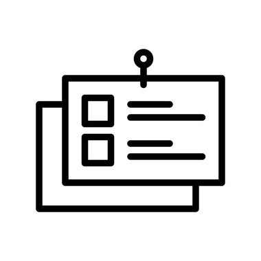 Not vektörü, okul satırı tasarım simgesine geri dön