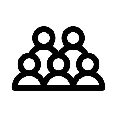 Virüsle ilgili insan ya da karakter vektörü kalabalığı doğrusal biçimde iletiliyor