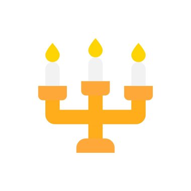 Mum Tutucu vektör çizimi, Paskalya düz tasarım simgesi