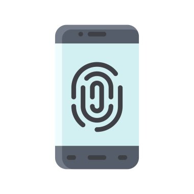 uygulama simgeleri ile ilgili cep telefonu ekranı başparmak işareti ve düğme vektörleri düz biçiminde ayarlandı