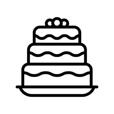 tatlı ve şekerle ilgili çilekler tabak vektörlerinde, doğrusal şekillerde,