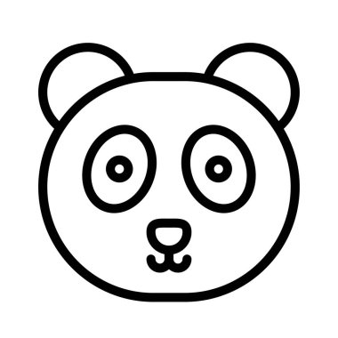 Panda yüzlü vektör, Çin Yeni Yıl Stili simgesi