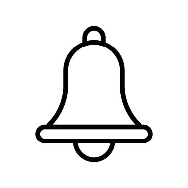 Çan vektörü, Sosyal medya çizgi tasarım simgesi