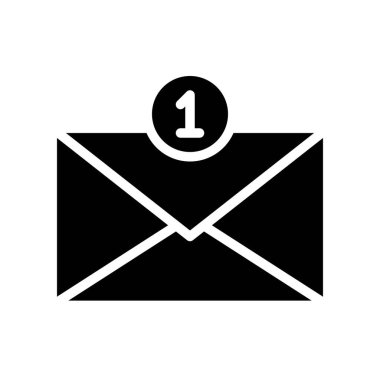 E- posta vektörü, Sosyal medya katı tasarım simgesi