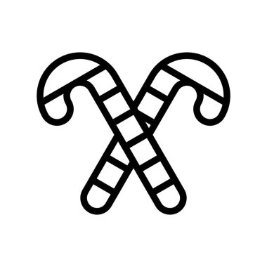 Şeker kamışı çizimi, izole çizgi tasarım simgesi