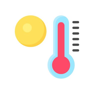 Yaz plajı ya da tatille ilgili yaz plajı termometresi.