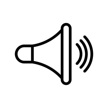 Sözcü vektörü, Sosyal medya çizgi tasarım simgesi