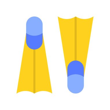 Yüzme vektörü, Yaz Tatili ile ilgili düz biçim simgesi