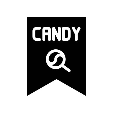 Bayrak vektör çizimi, izole edilmiş katı tasarım simgesi