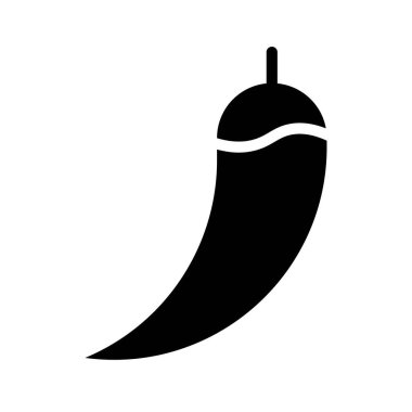 Chili vektörü, Barbekü bağlantılı katı tasarım simgesi