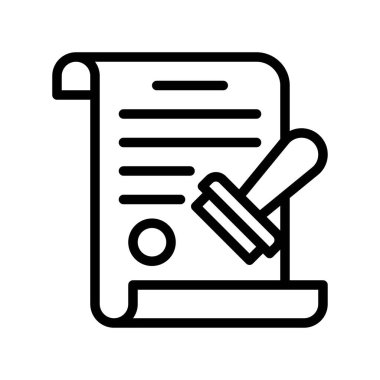 Onaylanmış belge vektörü, okul satırı tasarım simgesine geri dön