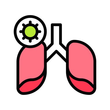 Virüs bulaşması veya koronavirüs ile ilgili akciğer hastalığı taşıyıcısı ve düzenlenebilir felç