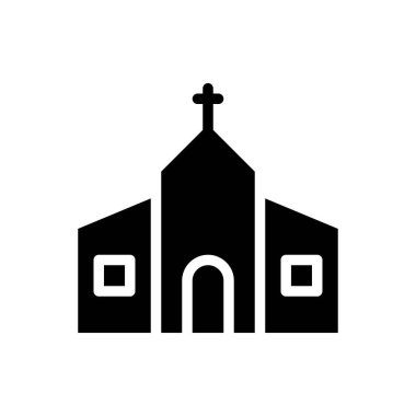 Chruch vektör çizimi, Paskalya katı tasarım simgesi