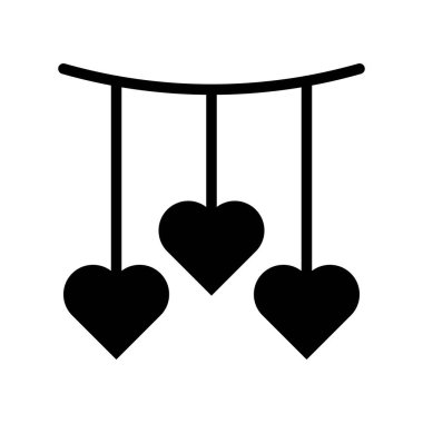 Kalp gezici vektörü, Valentine ve aşkla ilgili katı biçim simgesi