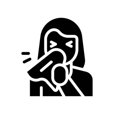 Corona virüsü ile ilgili hasta antihistamin vektörü katı tasarımda