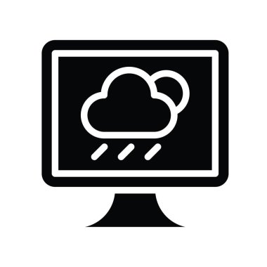 Televizyon ve teknolojiyle ilgili TV vektörü