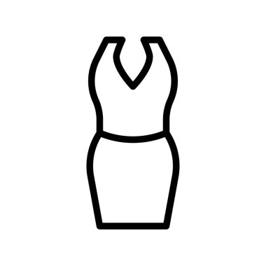 Kadınlar vektör illüstrasyonu, çizgi tasarımı simgesi