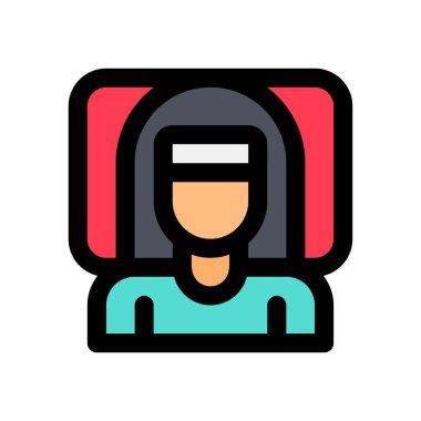 Corona virüsüyle ilişkili ateş hastası.