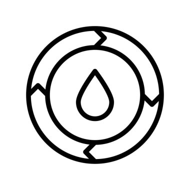 sürdürülebilir ya da geri dönüşümle ilgili su vektörünü doğrusal biçiminde geri dönüştürme