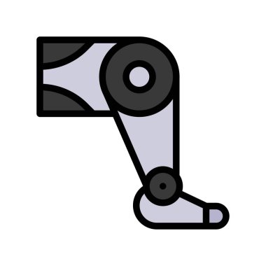 Yapay bacak vektörü, Yapay doldurulmuş biçim simgesi