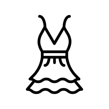 Kadınlar vektör illüstrasyonu, çizgi tasarımı simgesi