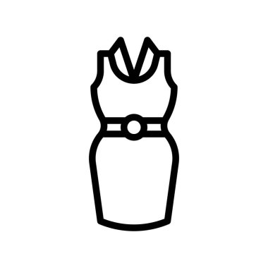 Kadınlar vektör illüstrasyonu, çizgi tasarımı simgesi