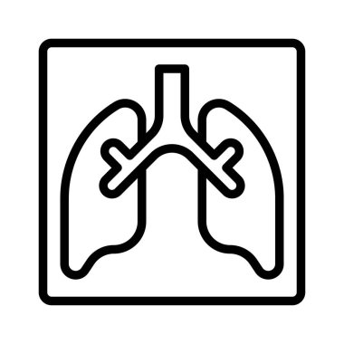 Corona virüsü lineal tarzda sağlıklı akciğer vektörü