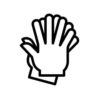 Yıka ya da hijyenle ilgili eller, yıkama ya da temizleme vektörü için çizgisel şekilde ovala