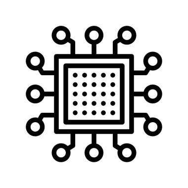 Entegre devre vektörü, Yapay bağlantılı satır biçimi simgesi