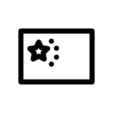 Corona virüsü Çin bayrağıyla ilişkili doğrusal yıldız vektörü