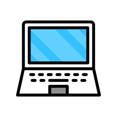 Dizüstü bilgisayar vektörü, Elektronik aygıt biçimi düzenlenebilir vuruş