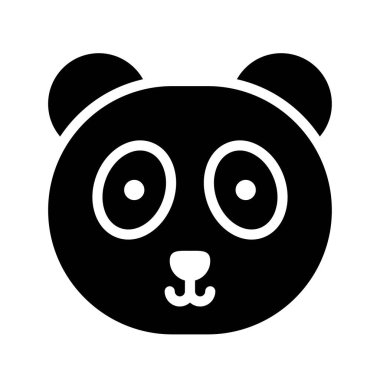 Panda yüzlü vektör, Çin yeni yılı katı biçim simgesi