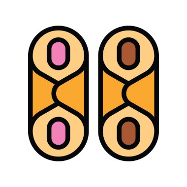 tatlı ve şeker, ilgili çikolatalar, bisküvi vektörleri, düzenlenebilir fırça darbeleri,