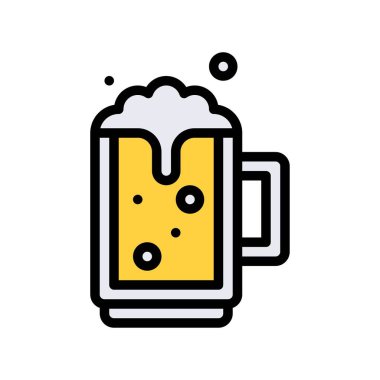 Aziz Patrick 'in daha büyük bardağı, düzenlenebilir darbeyle dolu sarmaşık vektörü.